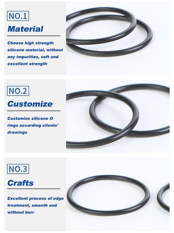 Molded Silicone seal ring (3)