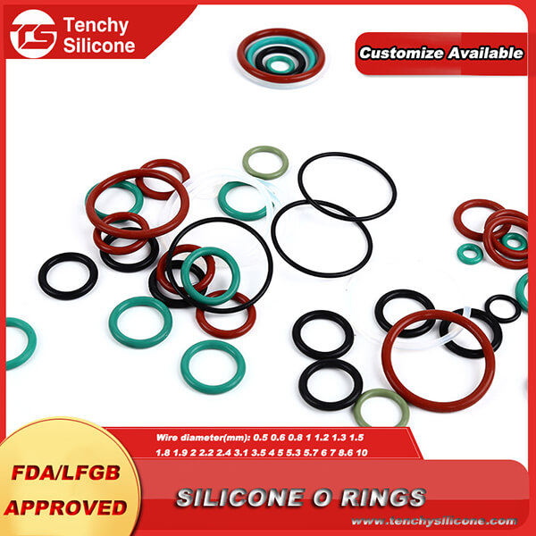 Customized silicone O rings from Tenchy