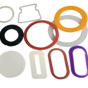 Various shapes and colors of food-grade molded silicone Gasket & Seal from Tenchy