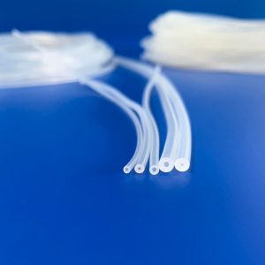 Tenchy's clear, flexible silicone tubing with small diameters